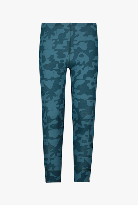 Odlo Active Warm Graphic leggings termici bambini Petrolio 68484 1