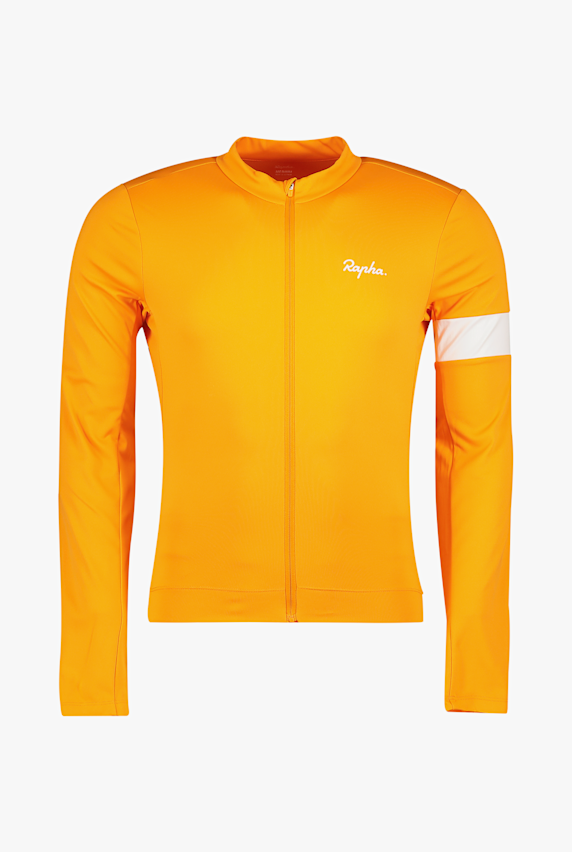 Rapha Core Thermal LS maillot de bike hommes Orange 66913 1