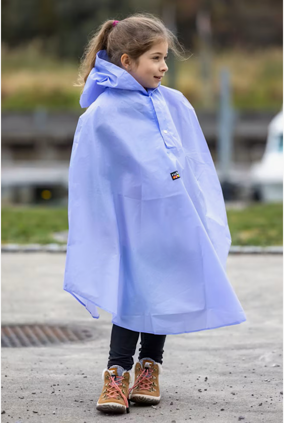 RUKKA Eva poncho antipioggia bambino Viola 56015 1