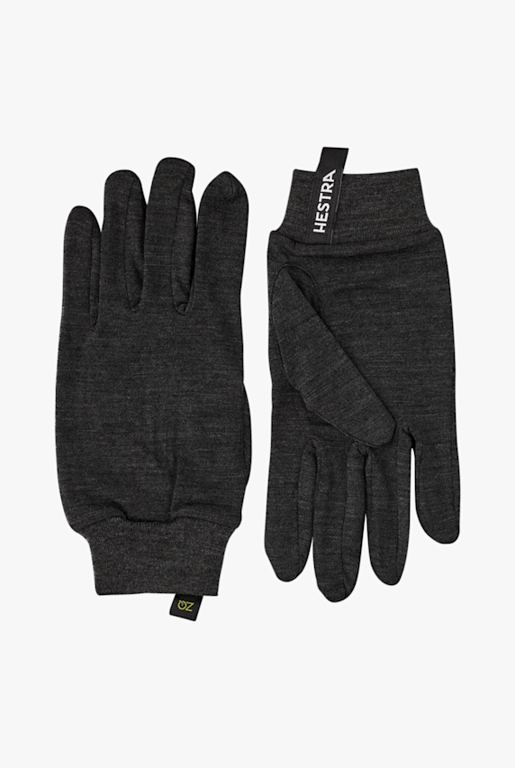 Hestra Merino Wool Liner Active guanto a maglia uomo Antracite 54698 1