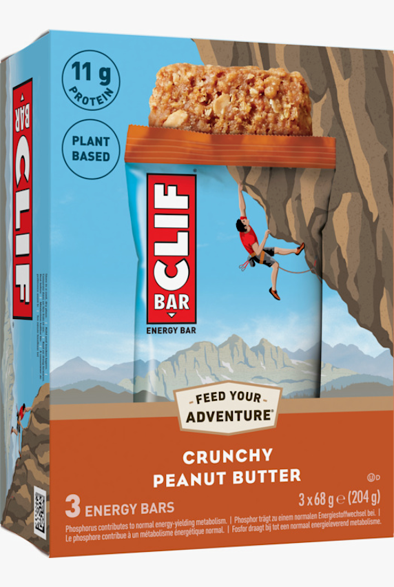 Clif Bar Crunchy Peanut Butter 3 x 68 g barretta per lo sport Marrone 54747 1