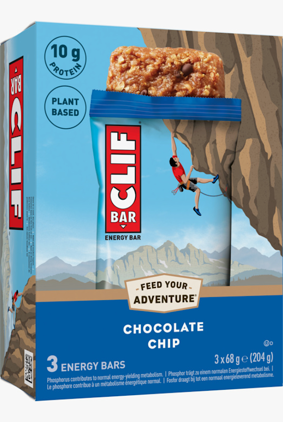 Clif Bar Chocolate Chip 3 x 68 g barre énergétique Bleu 54828 1