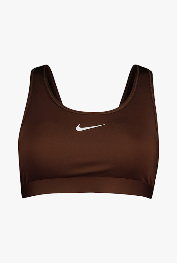 Nike Swoosh Padded Medium reggiseno sportivo donna Marrone 55222 1