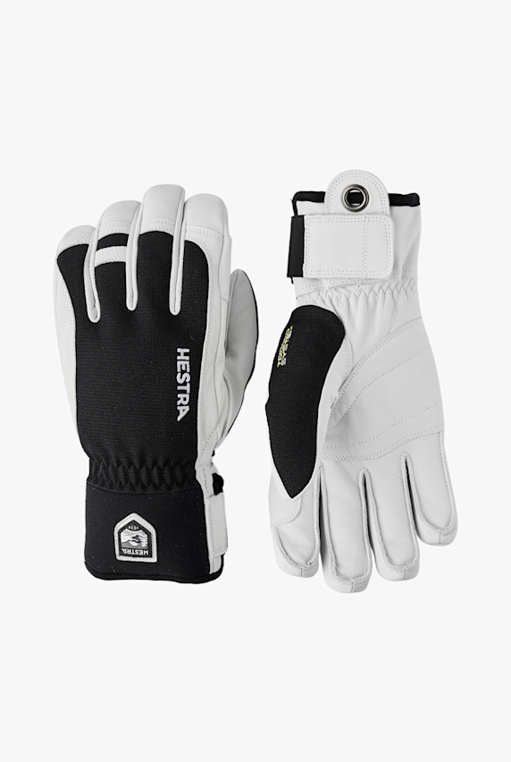 Hestra Army Leather Trigger 5 doigts gant de ski femmes Noir 54762 1