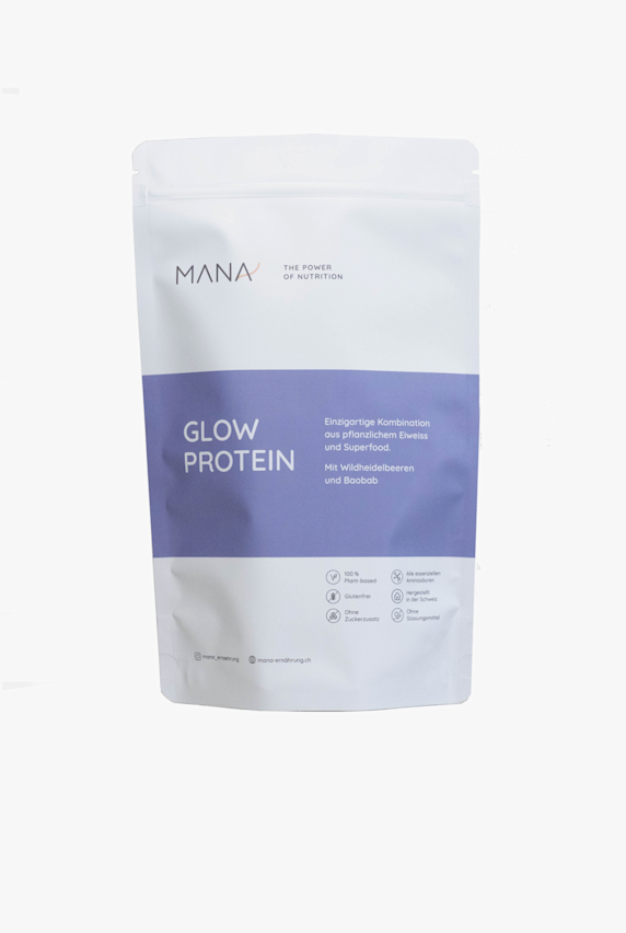 MANA Glow 600 g Proteinpulver Weiss 58637 1