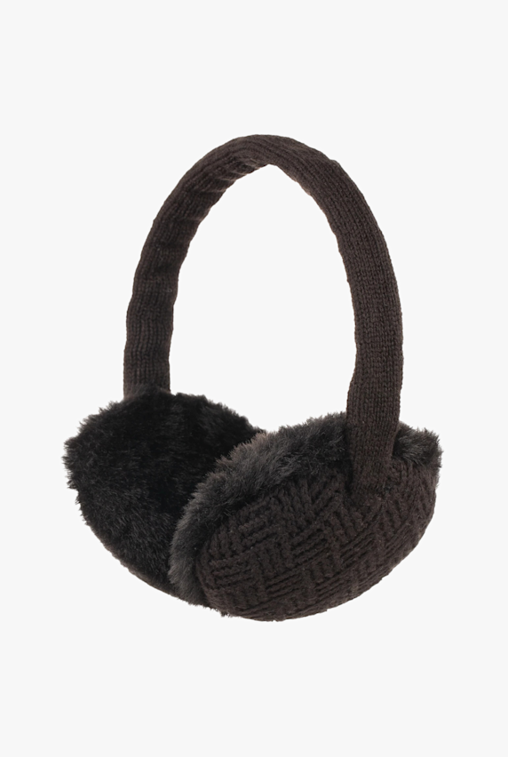 Nordbron Knit Folding Damen Ohrenwärmer Schwarz 65131 1
