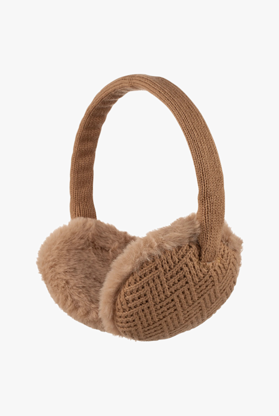 Nordbron Knit Folding cache-oreilles femmes Marron 65136 1