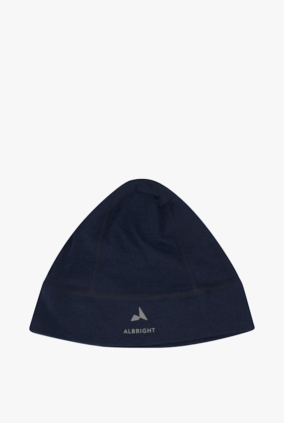 ALBRIGHT Merino Seamless Mütze Blau 55630 1