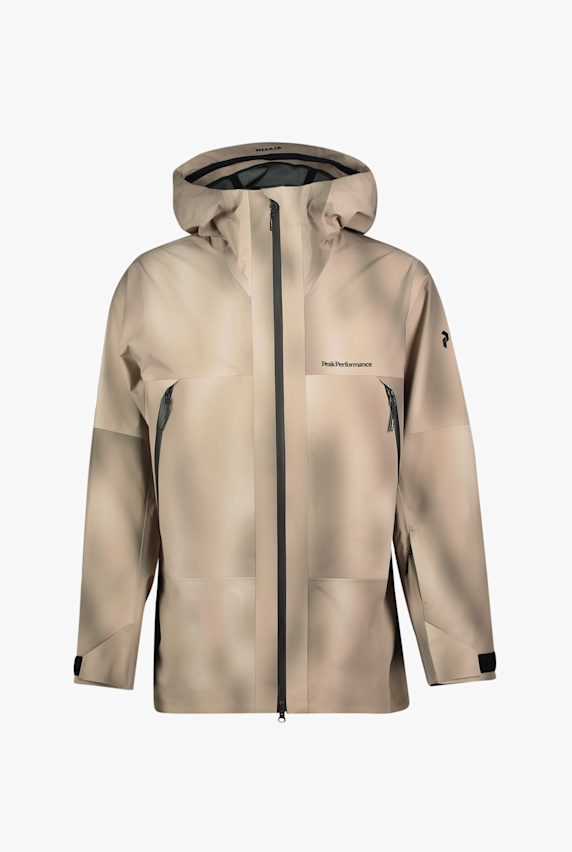 PEAK PERFORMANCE Edge HIPE® 3L AOP Herren Freeridejacke Braun 55245 1