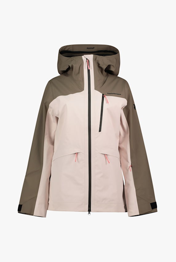 PEAK PERFORMANCE Vertec HIPE® 3L giacca da freeride donna Marrone 55370 1