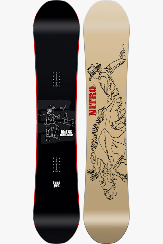 Nitro T1 x Samn Taxwod snowboard 26/27 Nero 55788 1