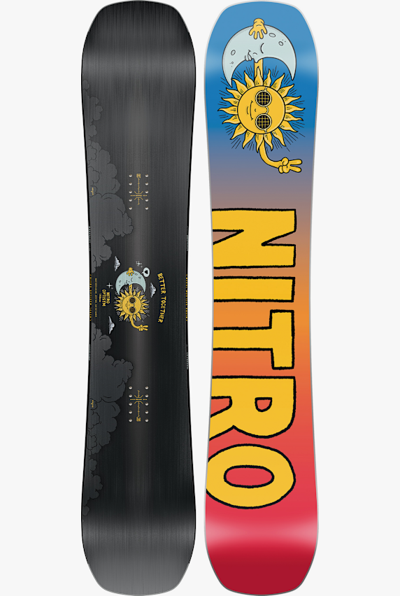 Nitro Optisym snowboard 26/27 Noir 55786 1