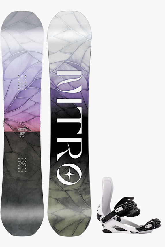 Nitro Spirit snowboard set enfants 26/27 Violet 64579 1