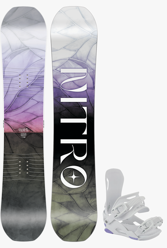 Nitro Spirit snowboard set bambini 26/27 Viola 64580 1