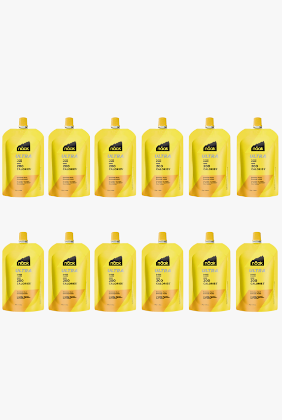 näak Ultra Energy™ Banana & Pear 12 x 95 g Smoothie Gel Gelb 64686 1
