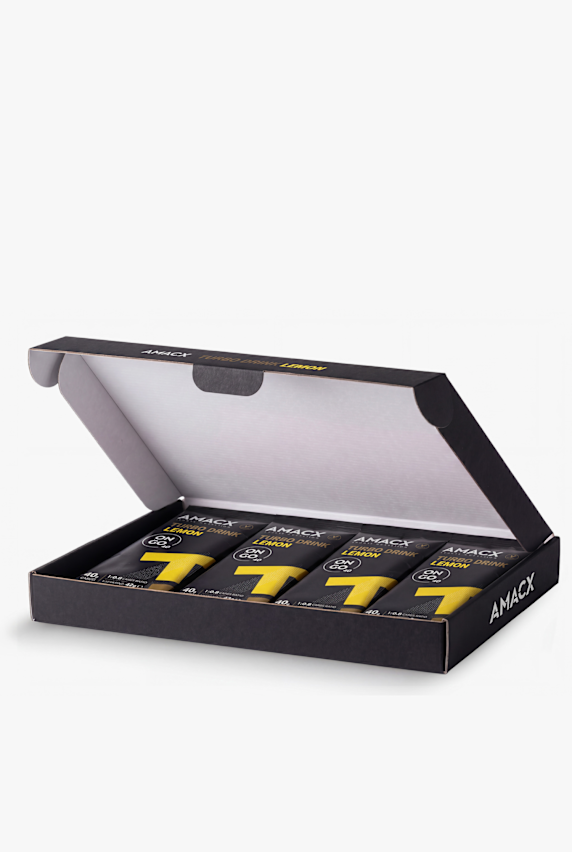 AMACX Turbo Drink On the Go Lemon 12 x 42 g polvere per bevande Giallo 67066 1