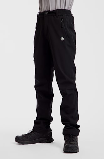 46 NORD Kinder Softshellhose Schwarz