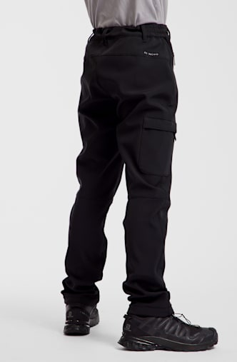 46 NORD Kinder Softshellhose Schwarz