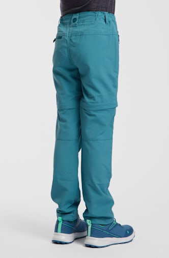 46 NORD Zip-Off Mädchen Wanderhose Blau