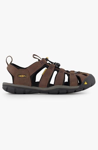 Keen Clearwater CNX Leather Herren Trekkingsandale Braun
