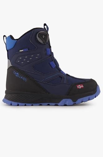 Trollkids Kirkenes Kinder Winterboot Blau