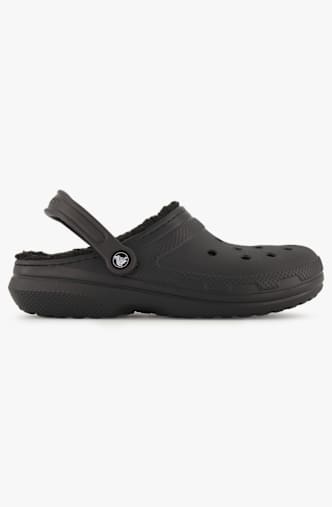 Crocs Classic Lined Clog Herren Slipper Schwarz