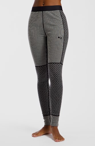 Kari Traa Smekker Merino pantalon thermique femmes Noir