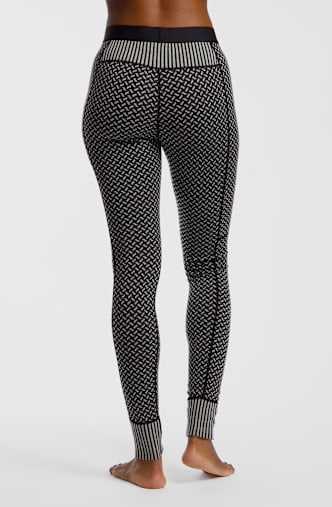 Kari Traa Smekker Merino pantalon thermique femmes Noir
