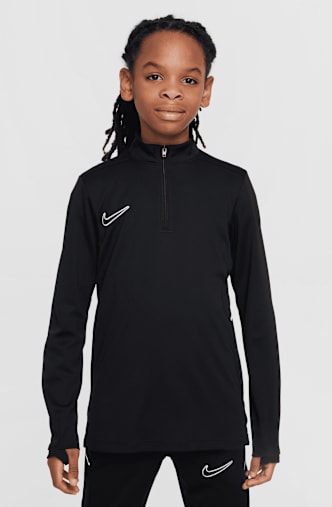 Nike Dri-FIT Academy 25 Kinder Longsleeve Schwarz