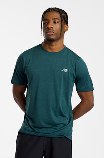 New Balance Athletics Run Herren T-Shirt Grün