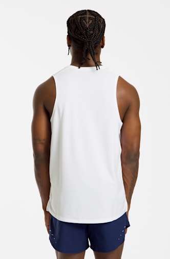 Nike Dri-FIT Miler Herren Tanktop Weiss