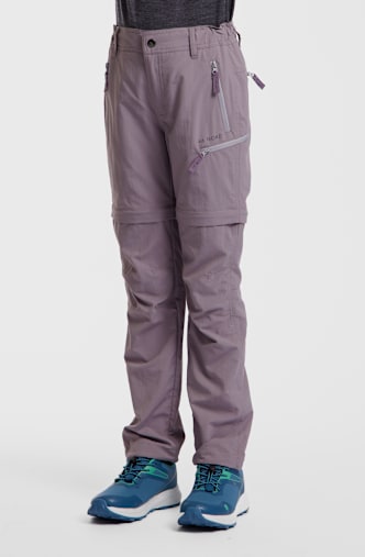 46 NORD Zip-Off Mädchen Wanderhose Lila