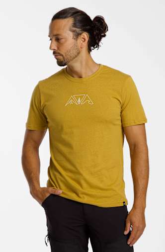 2117 OF SWEDEN Apelviken t-shirt uomo Giallo
