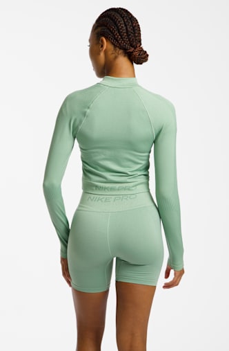 Nike Pro Seamless Dri-FIT veste de sport femmes Vert