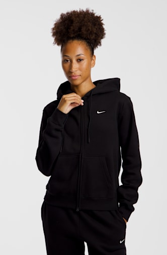 Nike Studio Fleece Full-Zip Damen Hoodie Schwarz