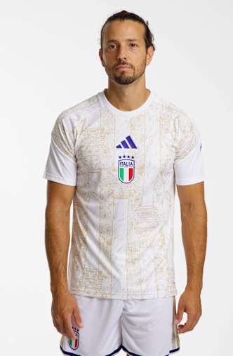 adidas Italia PreMatch t-shirt uomo Mondali 2026 Bianco