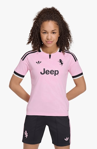 adidas Juventus Turin Away Replica Kinder Fussballtrikot 26/27 Pink