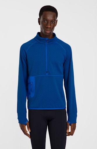 Ciele VLV Half-Zip midlayer hommes Bleu