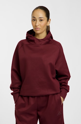 adidas Soft Lux hoodie femmes Rouge
