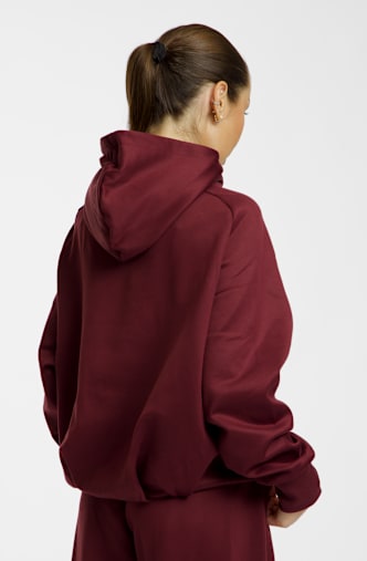 adidas Soft Lux Damen Hoodie Rot