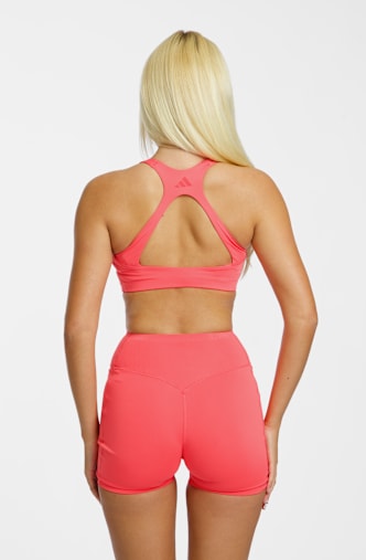 adidas Optime Workout Medium reggiseno sportivo donna Rosa