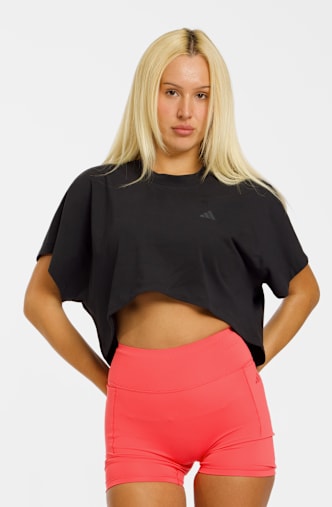 adidas Primelift Workout Graphic Damen T-Shirt Schwarz