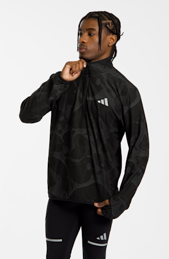 adidas adi365 Running Half-Zip longsleeve hommes Noir