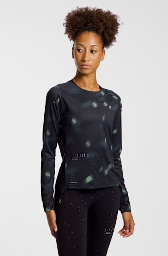 ON Performance Long-T Lumos longsleeve femmes Noir