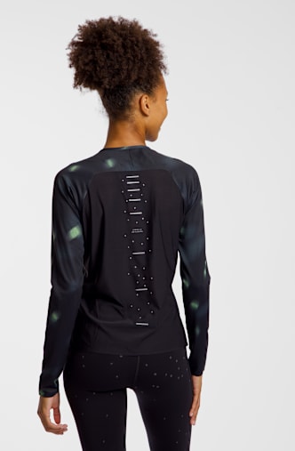ON Performance Long-T Lumos longsleeve femmes Noir