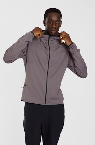 ON Climate Zip Hoodie Herren Longsleeve Grau