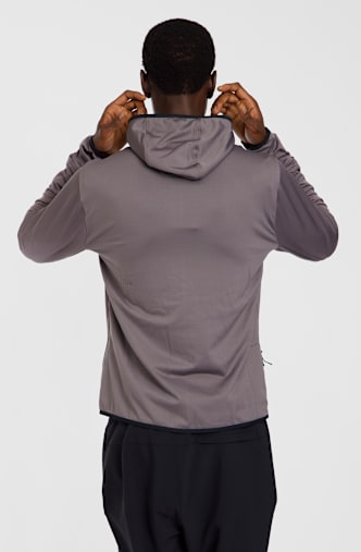 ON Climate Zip Hoodie longsleeve uomo Grigio