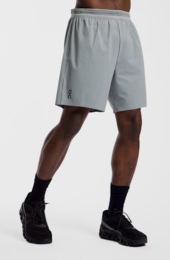 ON Performance 7" short hommes Gris Clair