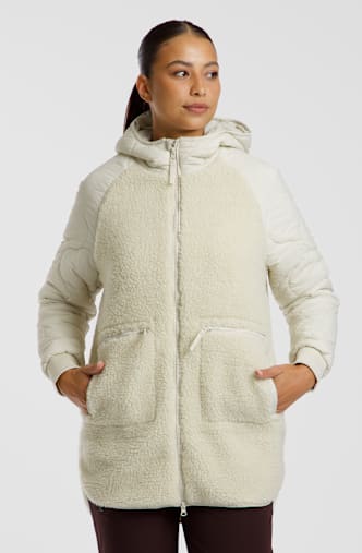 46 NORD Damen Mantel Offwhite