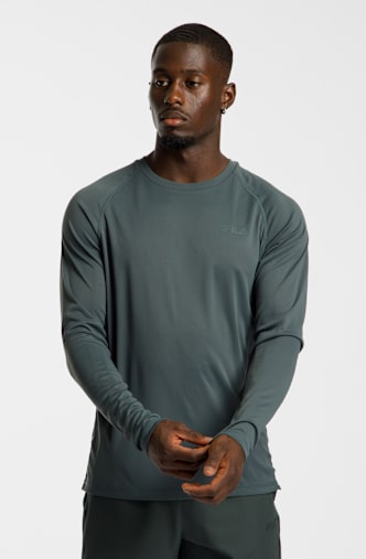 FILA Ossuccio Herren Longsleeve Grau
